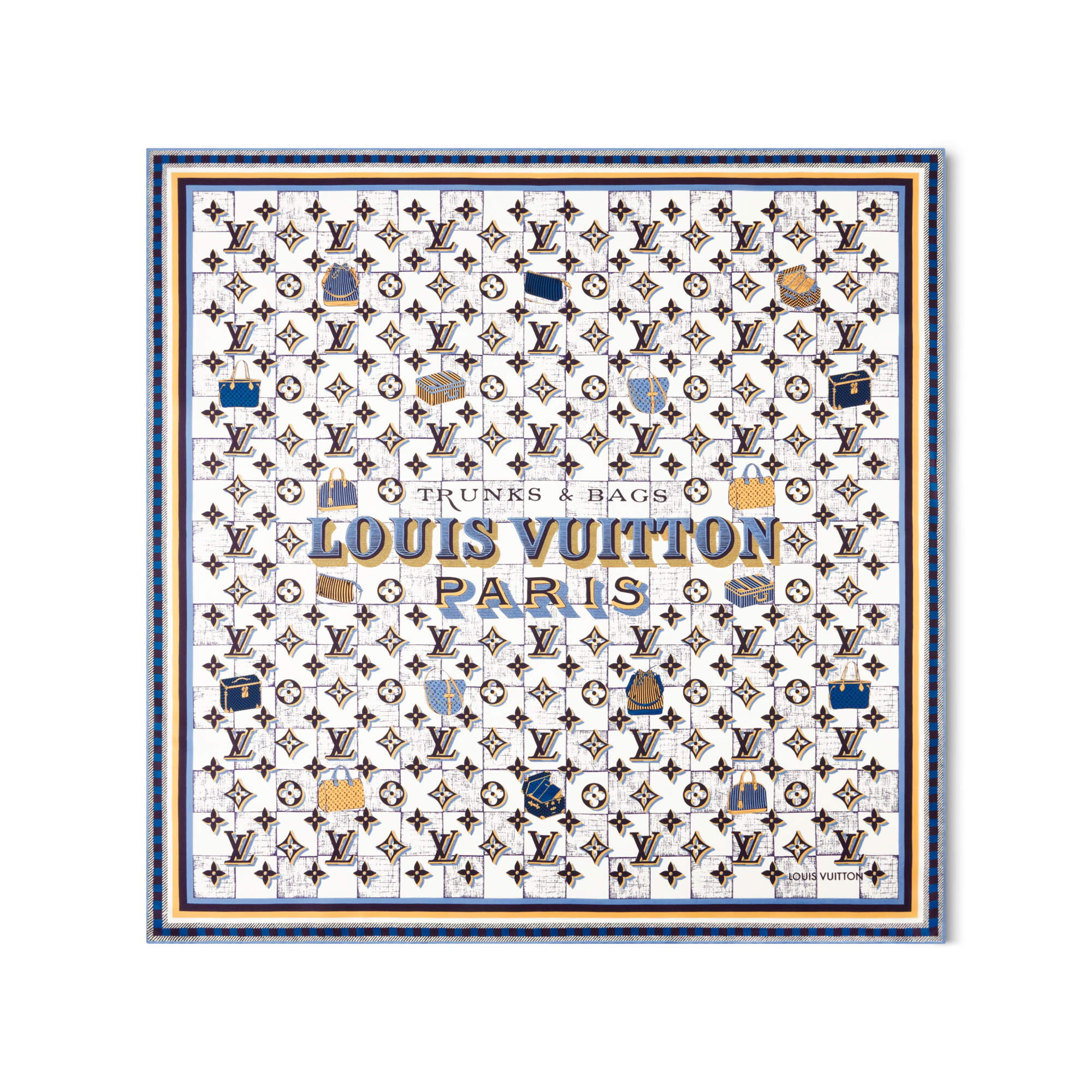 LOUIS VUITTONダミエ柄 Damiergram Square 70 S00 - Women - Accessories | LOUIS VUITTON ®